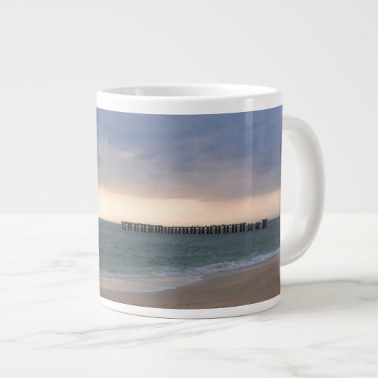 Gasparilla Island Sunset Jumbo-Tasse (Vorderseite Rechts)