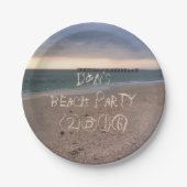 Gasparilla Island Sunset Pappteller (Vorderseite)