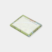 Gaspe-Halbinsel, Kanada-Karte Post-it Klebezettel (angewinkelt)