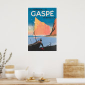 Gaspé-Halbinsel Kunst Quebec Reiseplakat Kanada Poster (Küche)