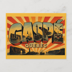 Gaspé-Halbinsel Quebec Land's End Postkarte