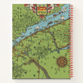 Gaspe Peninsula, Kanada Karte Notizblock (Rückseite)