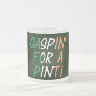 Gaspin für ein Pint-irisches Flag-Symbol Mattglastasse