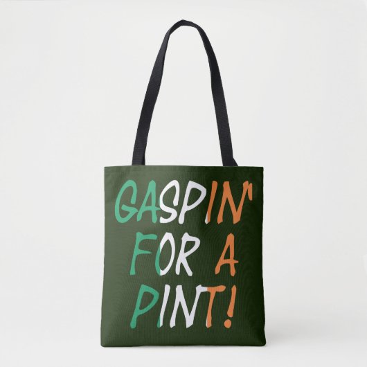 Gaspin' für einen Pint-Knoten Tasche (Vorderseite)