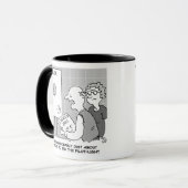 Gaspreisschock Energiebilanz und Pilotlampe Tasse (Vorderseite Links)