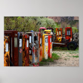 Gaspumpe Conga Linie in New Mexico Poster (Vorne)