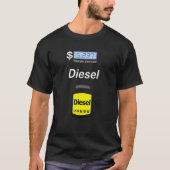 Gaspumpe Diesel Kostüm Halloween Kostüm T-Shirt (Vorderseite)