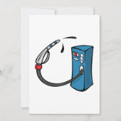 Gaspumpe Einladung (Vorderseite)