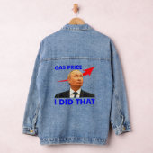 Gaspumpe Gaspreise ich tat, dass lustige Meme T - Jeansjacke (Hangar)