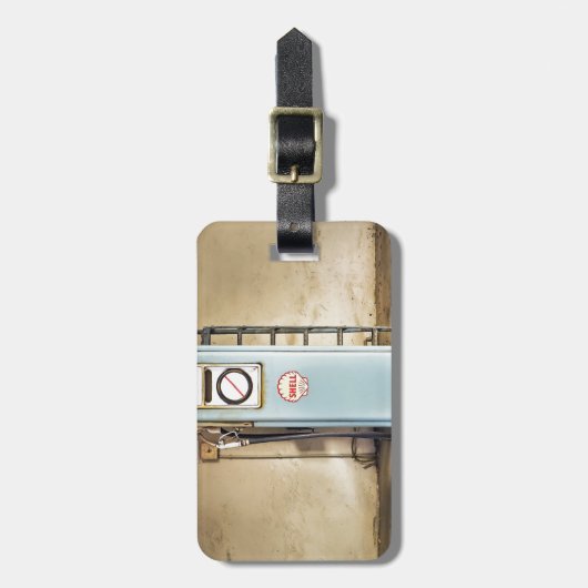 Gaspumpe Gepäckanhänger (Vorderseite vertikal)