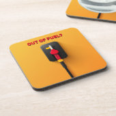 Gaspumpe Getränkeuntersetzer (Linke Seite)