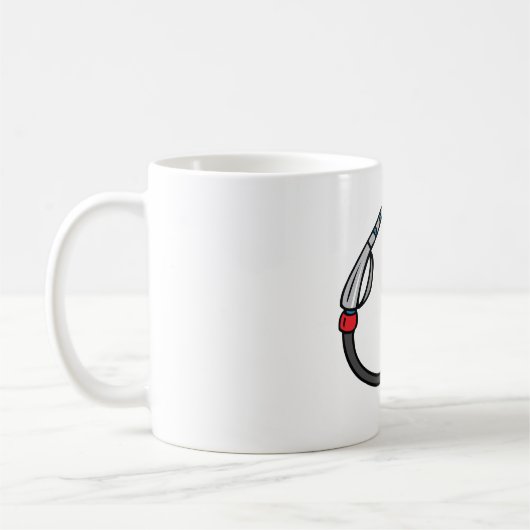 Gaspumpe Kaffeetasse (Links)