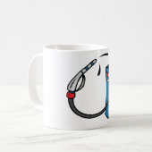 Gaspumpe Kaffeetasse (Vorderseite Links)