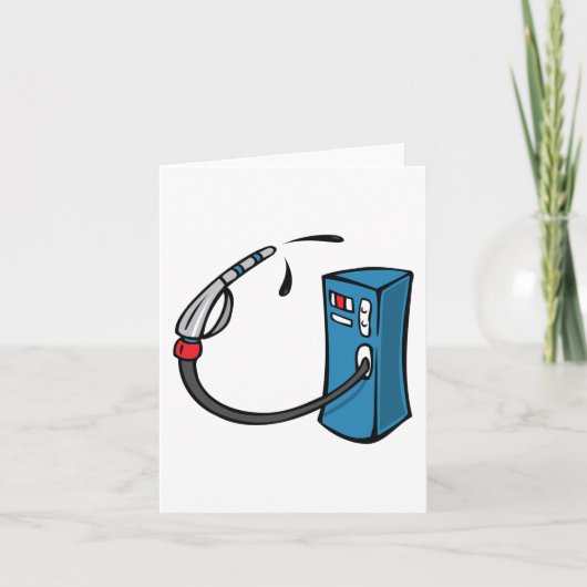 Gaspumpe Karte (Vorderseite)