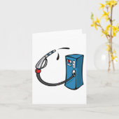 Gaspumpe Karte (Gelbe Blume)