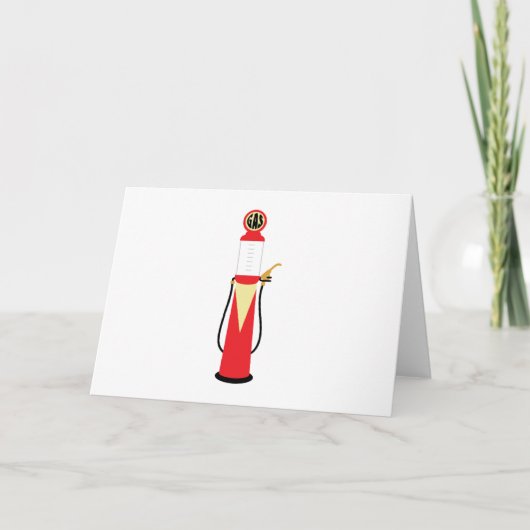 Gaspumpe Karte (Vorderseite)