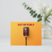 Gaspumpe Postkarte (Stehend Vorderseite)