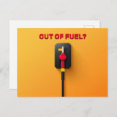 Gaspumpe Postkarte (Vorne/Hinten)