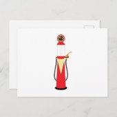 Gaspumpe Postkarte (Vorne/Hinten)