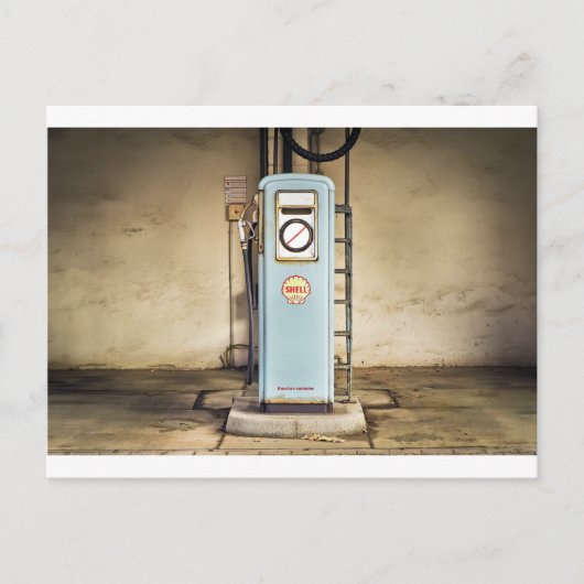 Gaspumpe Postkarte (Vorderseite)