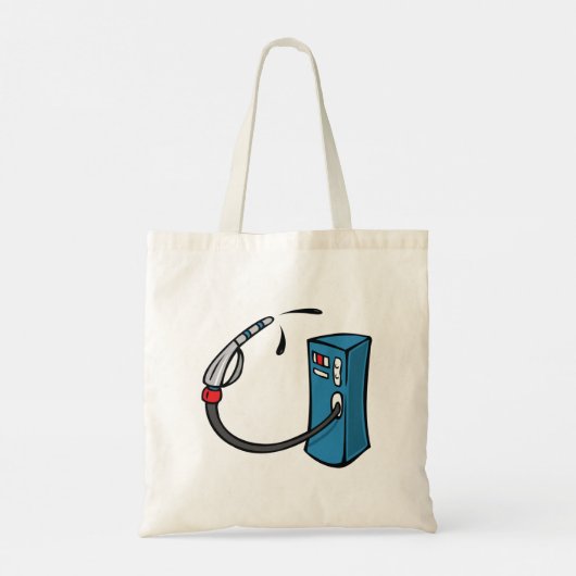Gaspumpe Tote Beutel Tragetasche (Rückseite)
