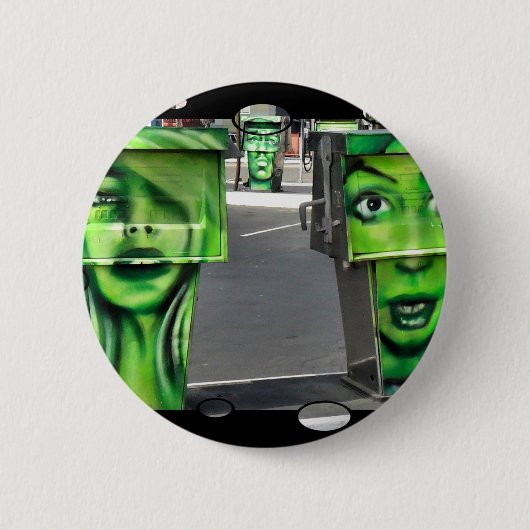 Gaspumpen Button (Vorderseite)