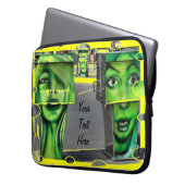 Gaspumpen Laptopschutzhülle (Vorderseite Links)