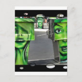 Gaspumpen Postkarte (Vorderseite)