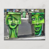 Gaspumpen Postkarte (Vorderseite)