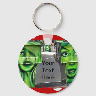 Gaspumpen Schlüsselanhänger