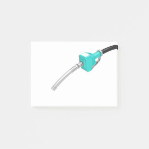 Gaspumpendüse Post-it Klebezettel