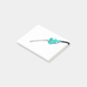 Gaspumpendüse Post-it Klebezettel (angewinkelt)