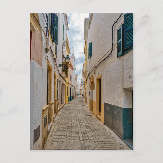 Gasse Ciutadella - Menorca, Spanien Postkarte (Vorderseite)