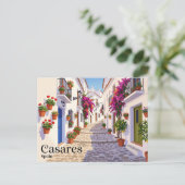 Gasse in Casares Spanien Postkarte (Stehend Vorderseite)