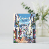 Gasse in Casares, Spanien Spanien Postkarte (Stehend Vorderseite)