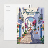 Gasse in Frigiliana Spanien Postkarte (Vorne/Hinten)