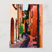 Gasse in Malcesine Postkarte (Vorderseite)