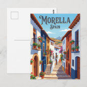 Gasse in Morella, Spanien Spanien Postkarte (Vorne/Hinten)