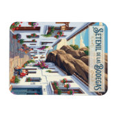 Gasse in Setenil de las Bodegas Spanien Magnet (Horizontal)