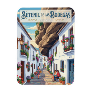 Gasse in Setenil de las Bodegas Spanien Magnet