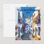 Gasse in Vejer de la Frontera Spanien Postkarte (Vorne/Hinten)