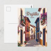 Gasse, Trujillo Spanien Postkarte (Vorne/Hinten)