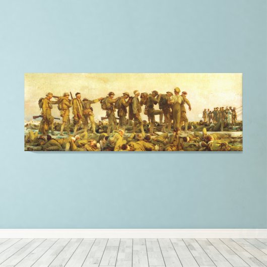 Gassed by John Singer Sargent World War I Leinwanddruck (Insitu (Holzboden))