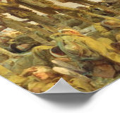 Gassed Painting by John Singer Sargent Poster (Ecke)