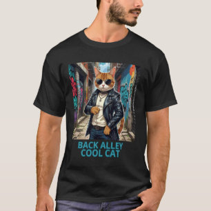 Gassenkatze Hartes Kätzchen Wilde Katze T-Shirt