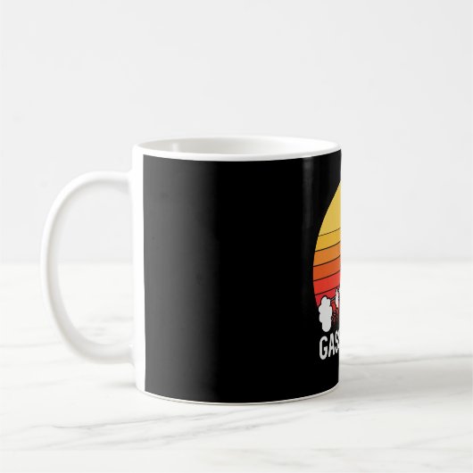 GASSQUATCH Bigfoot Retro fart Design Kaffeetasse (Links)