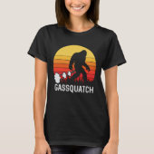 GASSQUATCH Bigfoot Retro Furz Design T-Shirt (Vorderseite)