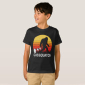 GASSQUATCH Bigfoot Retro Furz Design T-Shirt (Vorne ganz)