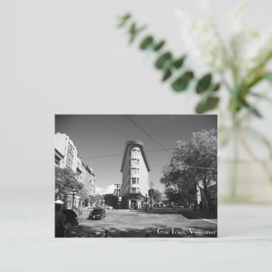 Gasstadt Vancouver Postkarte (Stehend Vorderseite)