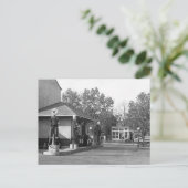 Gasstation 1925 postkarte (Stehend Vorderseite)